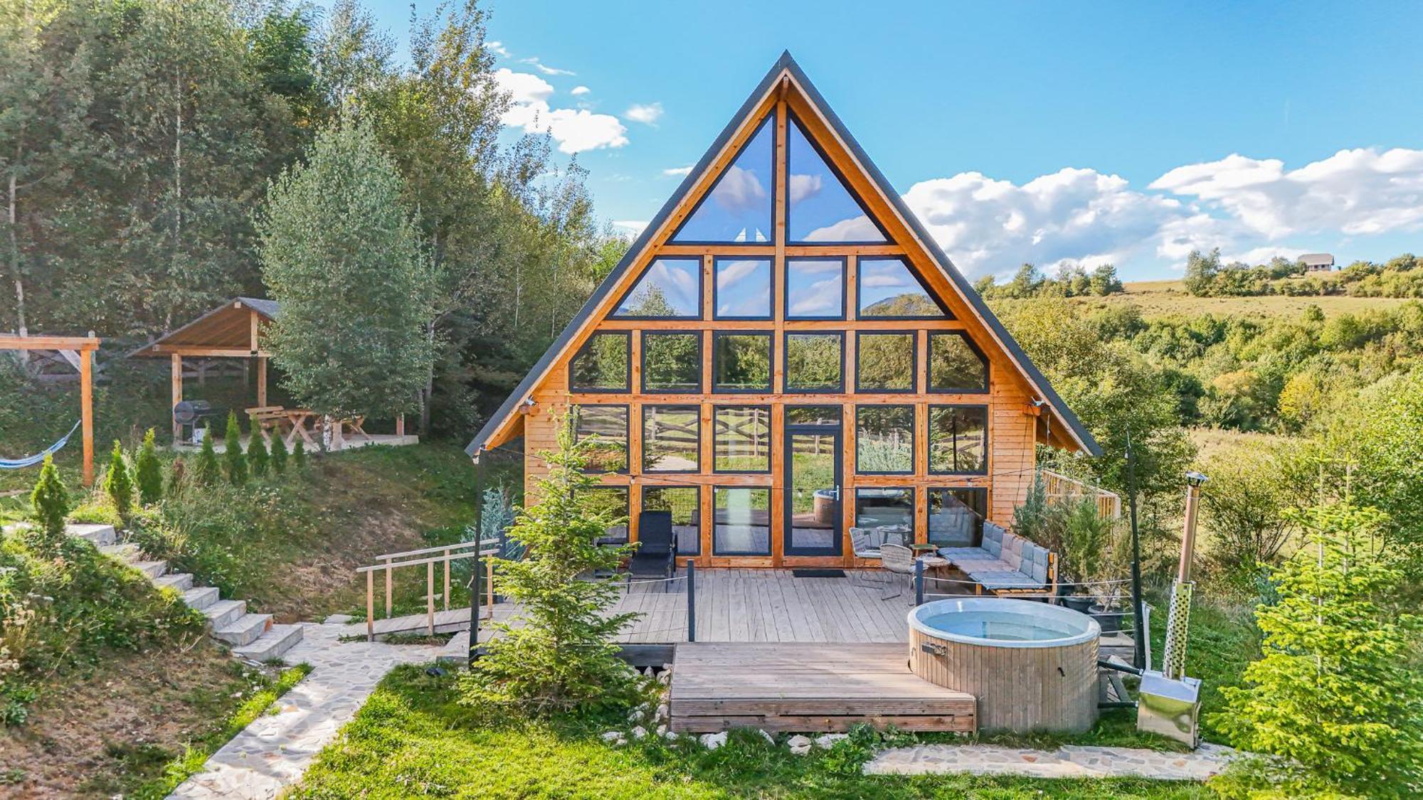 Cabana Timbernest Bran  Luaran gambar