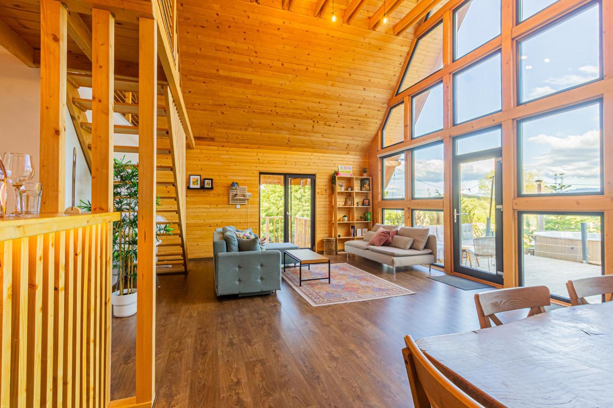 Cabana Timbernest Bran  Luaran gambar