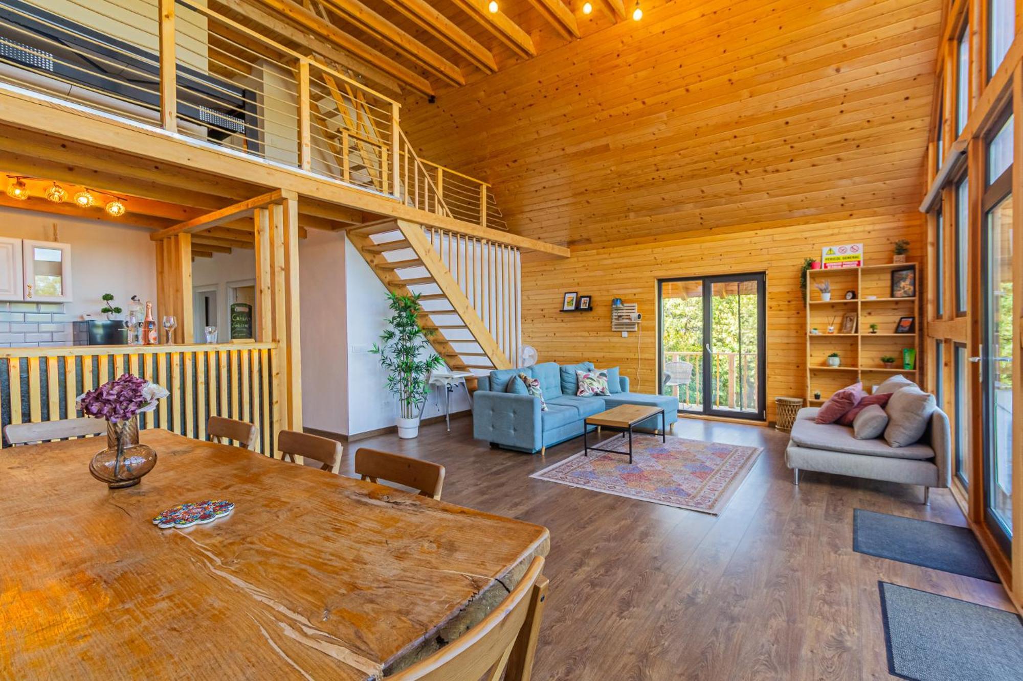 Cabana Timbernest Bran  Luaran gambar