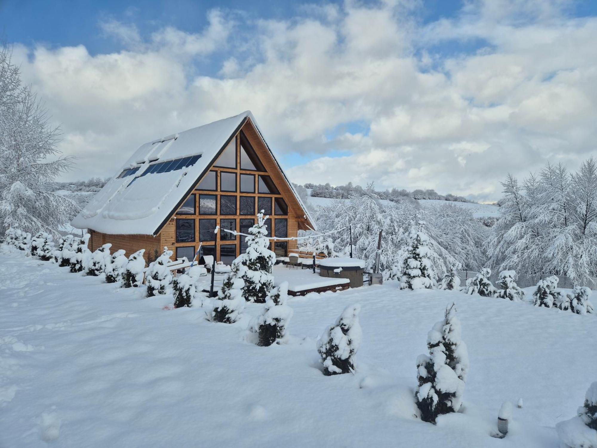 Cabana Timbernest Bran  Luaran gambar