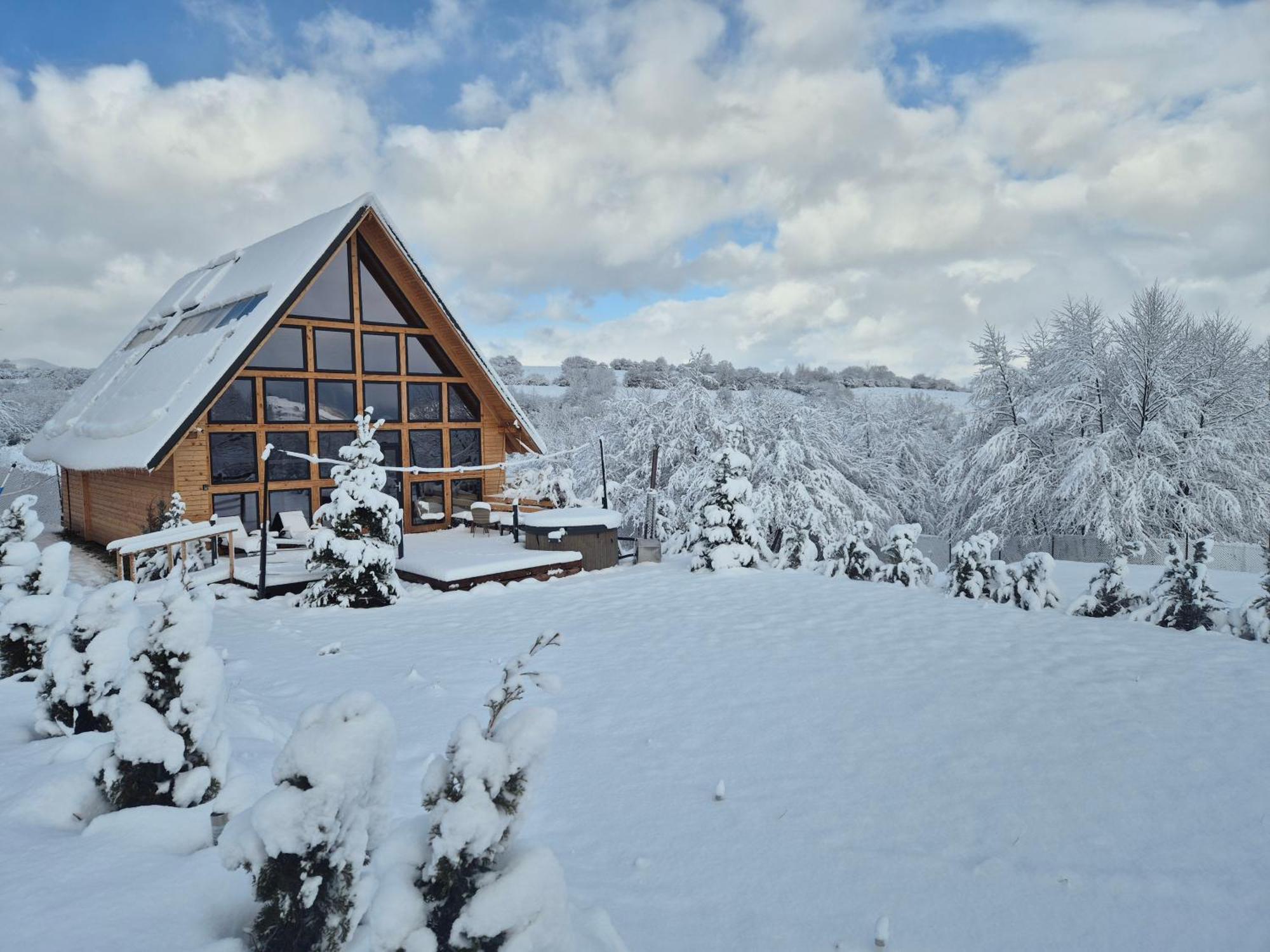 Cabana Timbernest Bran  Luaran gambar